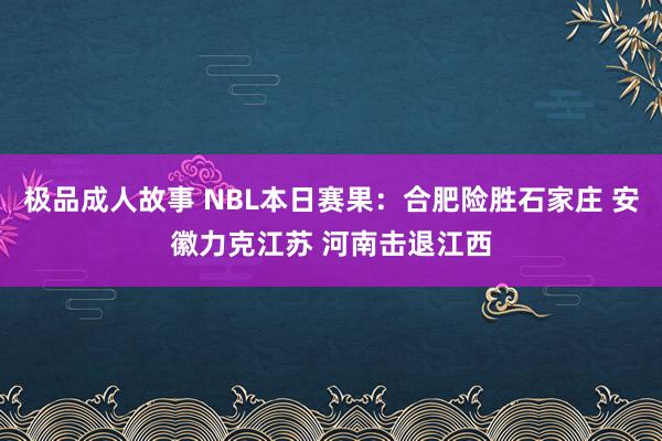 极品成人故事 NBL本日赛果：合肥险胜石家庄 安徽力克江苏 河南击退江西