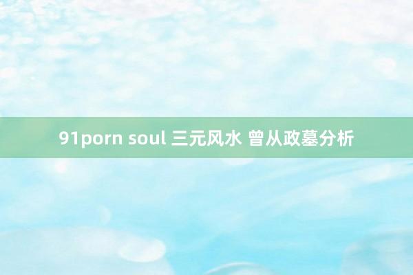 91porn soul 三元风水 曾从政墓分析