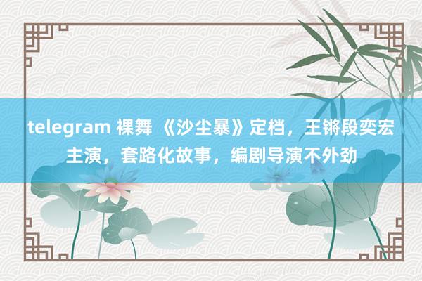 telegram 裸舞 《沙尘暴》定档，王锵段奕宏主演，套路化故事，编剧导演不外劲